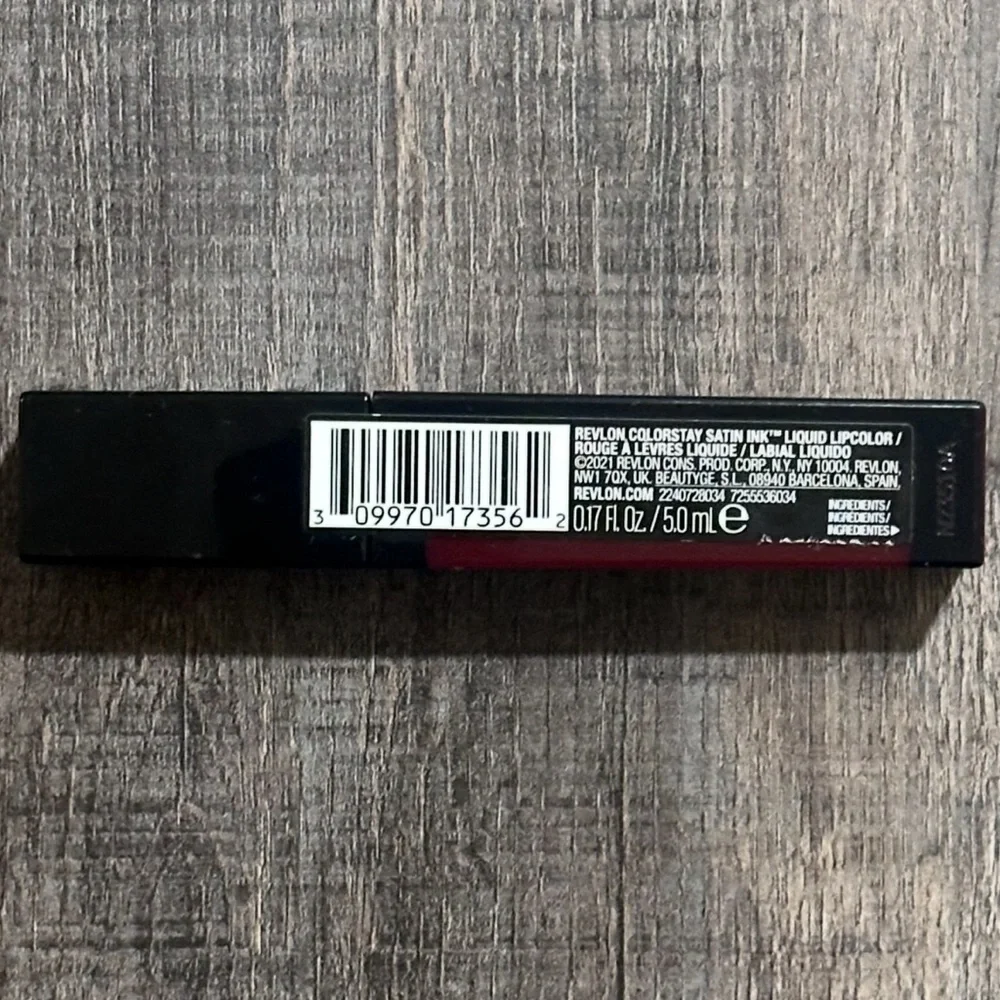 💞 New Revlon ColorStay Satin Ink Crown Jewels Liquid Lipstick in Regal Ruby